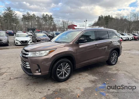 2017 Toyota Highlander Xle из США, поврежденный, VIN 5TDKZRFH4HS207127